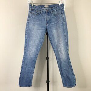 MADEWELL Light Wash THE SLIM BOYJEAN 5 Pocket Logo Hardware Jeans
